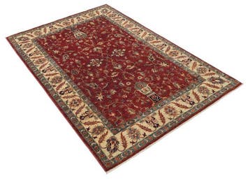 Tapis designer tissé à la main avec motif Sarouck – Neuf -