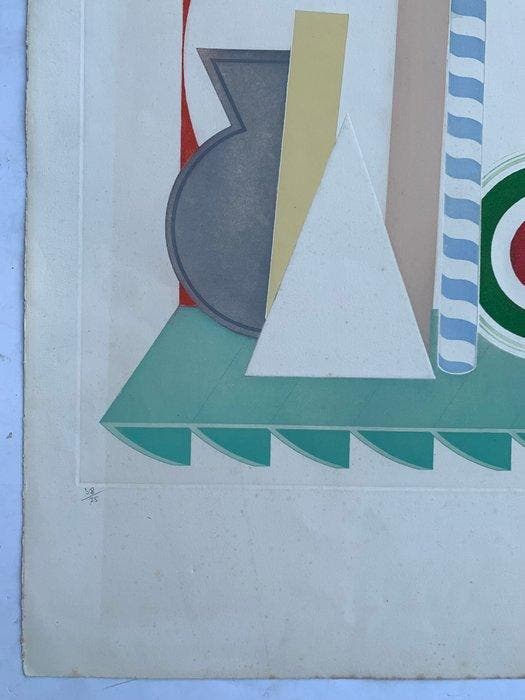 Lucio Del Pezzo (1933-2020) - Senza titolo, Antiek en Kunst, Antiek | Overige Antiek
