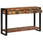 vidaXL Wandtafel Multikleur 120 x 33 x 75 cm Massief, Huis en Inrichting, Tafels | Bijzettafels, Verzenden, Nieuw
