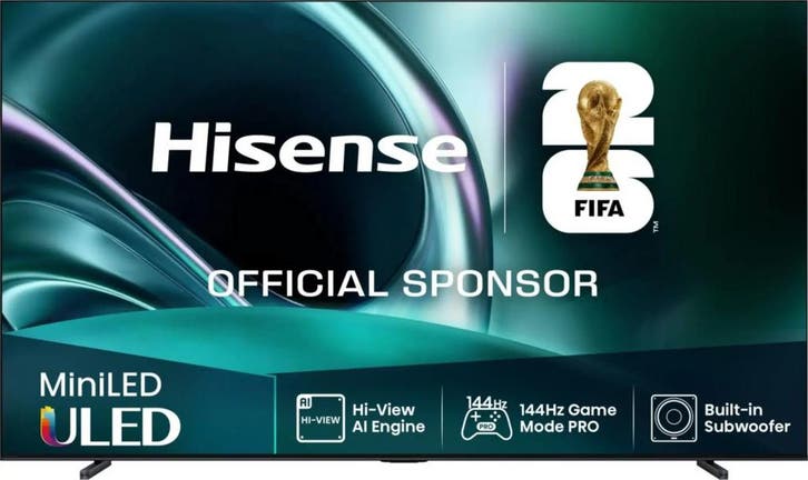 Hisense 85U7QTUK - 85 inch - 4K QLED - 144Hz - Smart TV -, Audio, Tv en Foto, Televisies, Ophalen of Verzenden