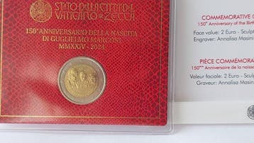 Vaticaan. 2 Euro 2024 Guglielmo Marconi (Zonder