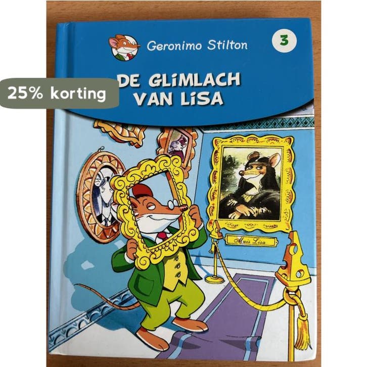 De glimlach van Lisa - Geronimo Stilton 9789085924425, Boeken, Schoolboeken, Zo goed als nieuw, Verzenden