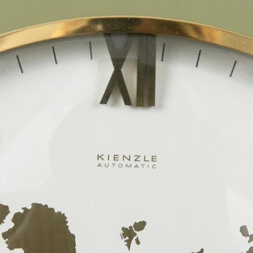 Wereldklok - Kienzle, Heinrich Möller - Messing, Glas - 1985
