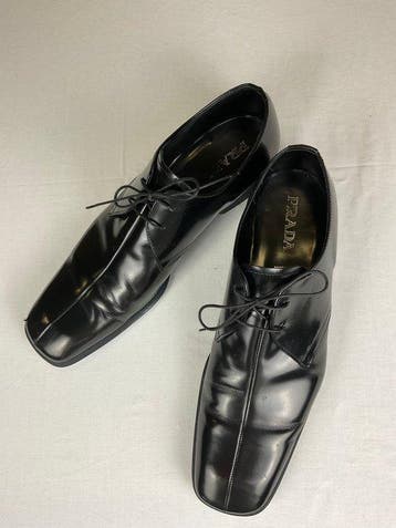 Prada - Veterschoenen - Maat: EU 46, Nieuw