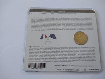 France. 2 Euro 2014 D-Day (Sans prix de réserve)