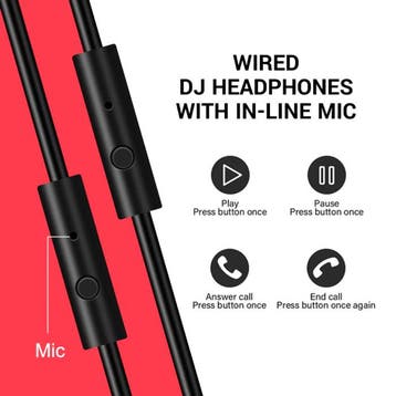 A71 DJ Studio Gaming Koptelefoon met 6.35mm en 3.5mm AUX, Verzenden, Nieuw