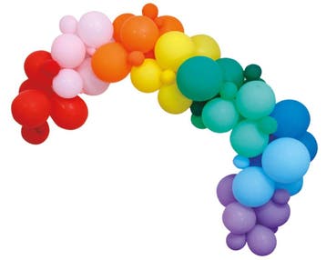 Ballonnenboog Zelf Maken Set Regenboog 4m, Verzenden, Nieuw
