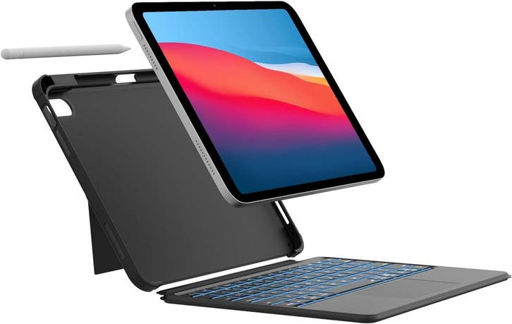 iPad 10 Toetsenbordhoes QWERTZ | Retour deal | Nu grijpen!, Computers en Software, Toetsenborden, Multimediatoetsen, Draadloos