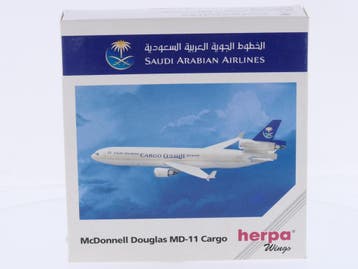 Schaal 1:500 Herpa 503396 Saudi Arabian Airlines McDonnel..., Ophalen of Verzenden, Zo goed als nieuw