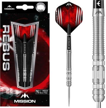 Mission – Rebus M4 Rear 90% Dartpijlen - 24 gram, Sport en Fitness, Ophalen of Verzenden, Nieuw, Pijlen