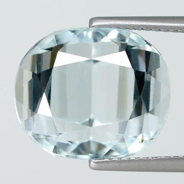 1 pcs Blauw, Groen Aquamarijn - 12.40 ct - International, Handtassen en Accessoires, Edelstenen, Nieuw