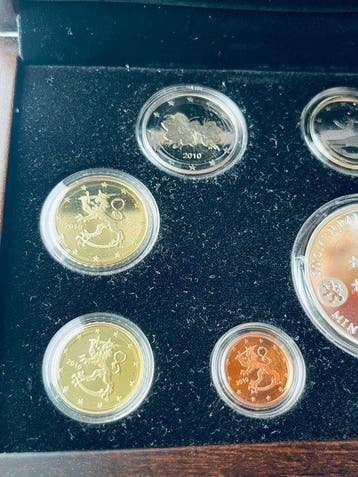Finland. Proof Set 2010 (incl. Silver medal) (Zonder