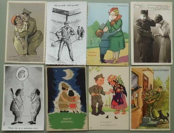 Humour militaire - soldats - Fantaisie - Carte postale (151), Verzamelen, Gelopen