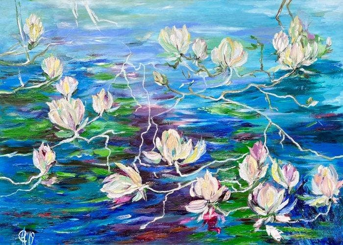 Svitlana Andriichenko - Depth of consciousness, Antiek en Kunst, Kunst | Schilderijen | Modern