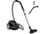 Philips -  Stofzuiger Met Zak - Zwart, Elektronische apparatuur, Stofzuigers, Verzenden, Nieuw, Minder dan 1200 watt