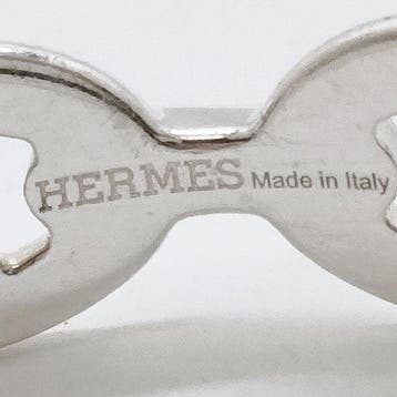 Hermès - Bracelet Argent - Chaîne dancre enchaînée