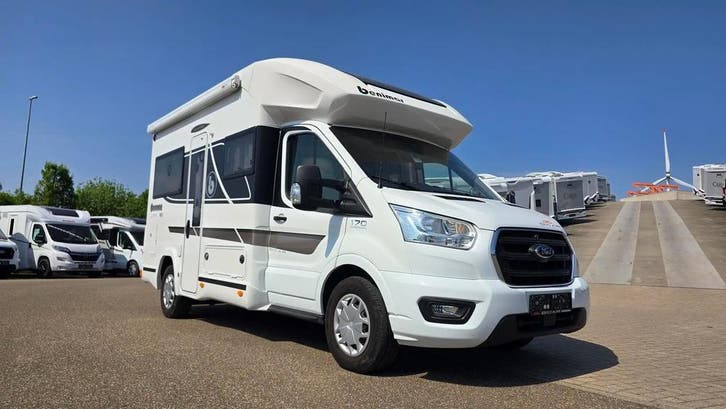 Benimar Cocoon 481 slechts 23051 km op Ford, trekhaak 01677, Caravans en Kamperen, Mobilhomes, Cassettetoilet, Handgeschakeld