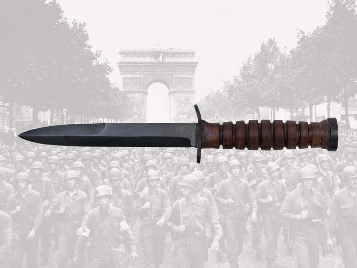 Replica US ww2 Trench knife M3, Collections, Objets militaires | Seconde Guerre mondiale, Enlèvement ou Envoi