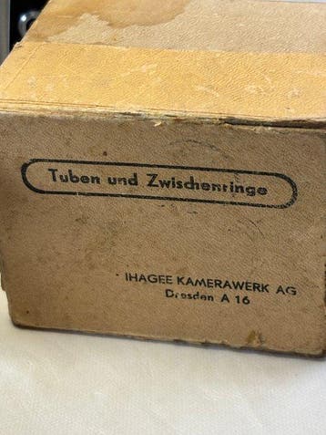 Ihagee Exakta VX 500 ( 1969 ) + tube + 2.8/50mm | Single, Nieuw