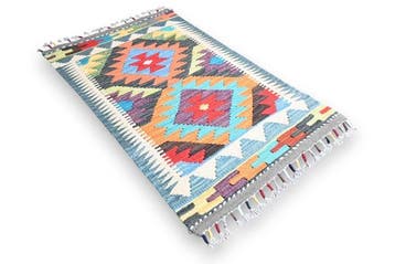 Kilim coloré - sans réserve - Tapis - 90 cm - 60 cm - non, Maison & Meubles