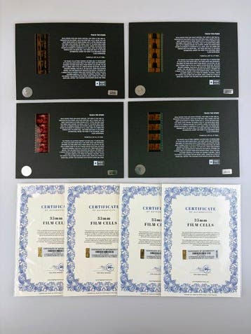 Woody Allen – Very Rare Set of 4 Mounted 35mm Film Cells –, Verzamelen, Nieuw