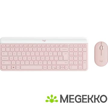 Logitech MK470 Slim Roze, Verzenden, Nieuw