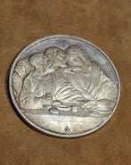 Italië. Lotto 2 medaglie in argento Leonardo da Vinci - 103