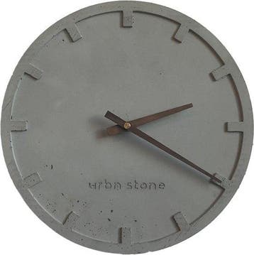 2dekans | Urbn Stone beton klok - stille minimalistische, Ophalen of Verzenden