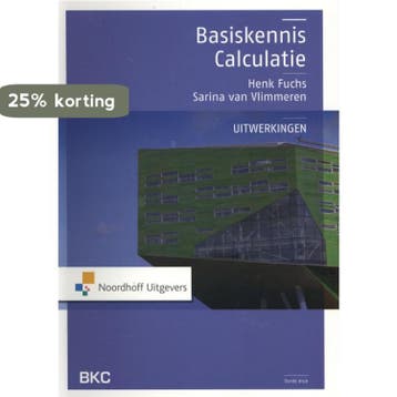 Basiskennis calculatie 9789001816643 Sarina van Vlimmeren, Verzenden, Zo goed als nieuw, Sarina van Vlimmeren