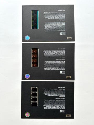 Back to the Future – Rare set of 3 Mounted 35mm Film Cells –
