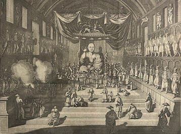 Bernard Picart (1673-1733) - Temple of 1000 Idols Kyoto, Antiek en Kunst