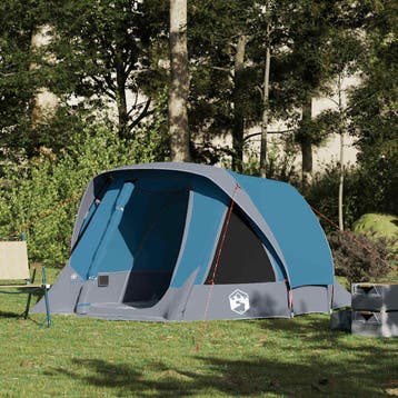 vidaXL Tent 4-persoons waterdicht blauw, Verzenden