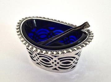 Samuel M. Levi - Zoutbakje - 1906 - .925 zilver