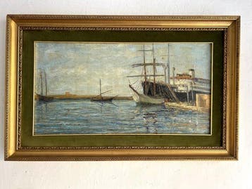 Giuseppe Martinelli (XX) - Paesaggio Marino