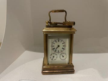 Rijtuigklok - - Verguld messing - 1920-1930