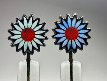 Studio Habrat - Beeldje - Sunflower (2) - Glas