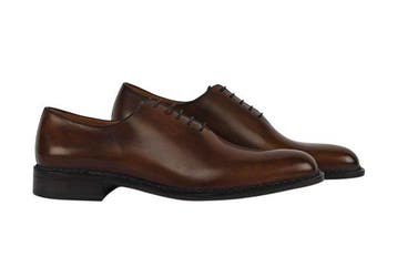 TESTONI - 9 UK - 43 IT - Piuma Calf Delavè Oxford Shoes