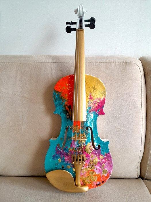 Jan Marti - Violin pop V128, Antiek en Kunst, Kunst | Designobjecten