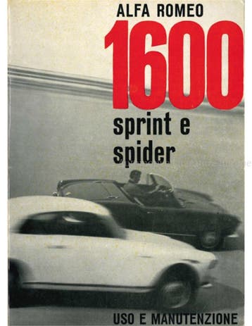 1962 ALFA ROMEO GIULIA 1600 SPRINT | SPIDER