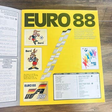 1988 Panini Euro 88 panini Original edition - 1 Compleet, Verzamelen, Nieuw