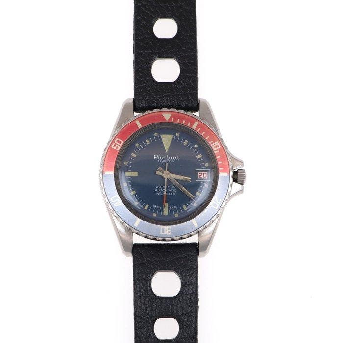Puntual 25 Jewels - Zonder minimumprijs - Heren - 1970-1979, Bijoux, Sacs & Beauté, Montres | Hommes
