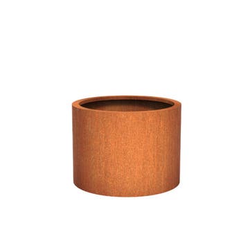 Cortenstaal plantenbak Ø80x60cm - Met bodem, Tuin en Terras, Rond, Nieuw, Metaal, 60 tot 100 cm