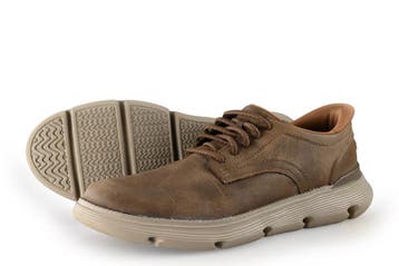 Skechers Sneakers in maat 44 Bruin, Kleding | Heren, Bruin, Verzenden, Zo goed als nieuw, Skechers