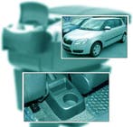 Armsteun Skoda Fabia Zwart | Retour Deal | Snel beslissen!, Auto-onderdelen, Interieur en Bekleding, Verzenden, Nieuw, Skoda