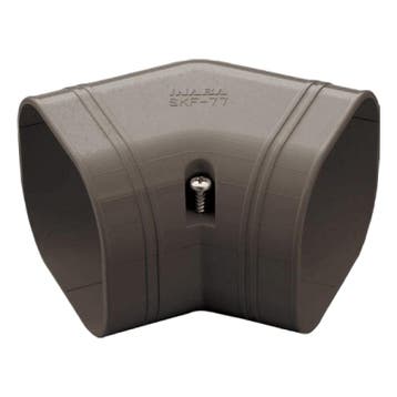 Airco vlakke bocht 45 graden - BRUIN (SKF-77-B), Verzenden, Nieuw