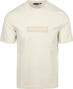 Napapijri T-shirt Logo Off White maat Maat 52/54 (L) Heren, Vêtements | Hommes, T-shirts, Verzenden