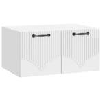 vidaXL Wandmontage TV-kast Hoogglans Wit 59,5 x 41 x 30 cm, Verzenden, Nieuw