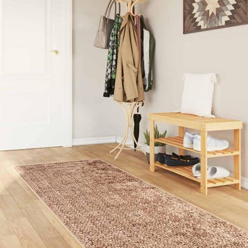 vidaXL Tapijt Runner MARSA Geel 80 x 450 cm Polyester en PVC, Verzenden, Nieuw