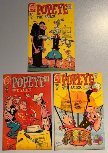 Popeye the sailor - #94-101, 103, 104 - 10 Comic - 1969/1970, Boeken, Nieuw