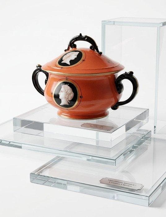 Vase avec couvercle (5) - Porcelaine - Rar Ceramica, Antiek en Kunst, Antiek | Glaswerk en Kristal